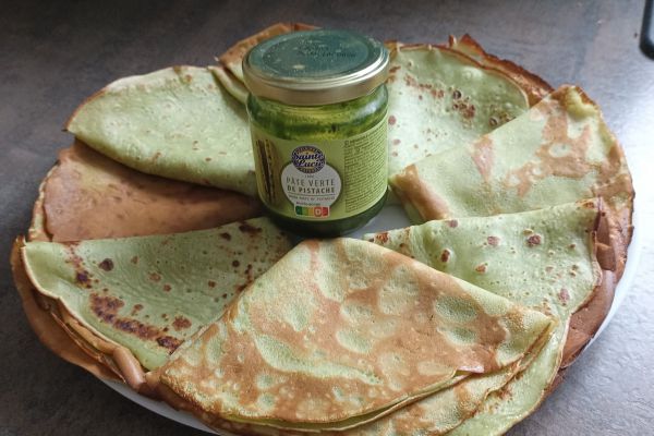 Recette Crêpes à la pistache