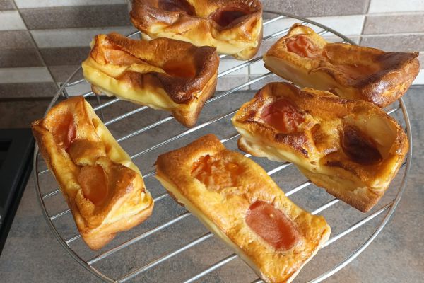 Recette Mini clafoutis aux abricots et combi Ninja