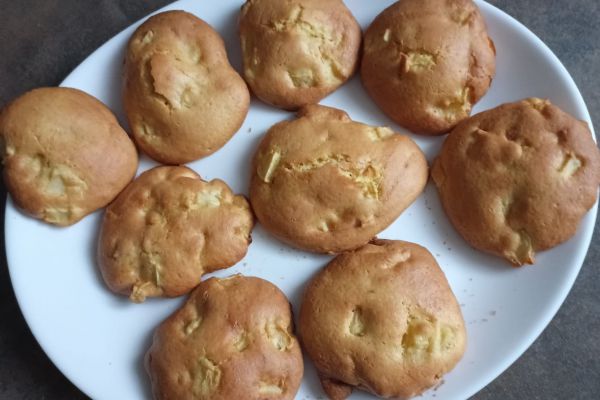 Petits biscuits aux pommes et au combi ninja