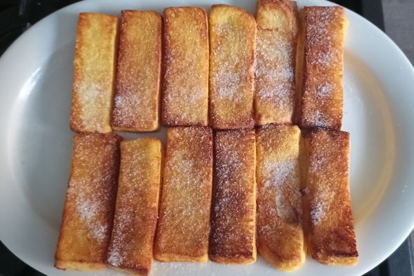 Recette Bâtonnets de pain perdu au COMBI NINJA