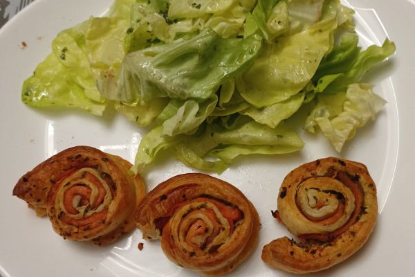 Feuilletés à la truite au combi ninja