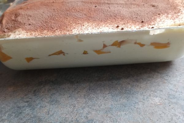 Recette Mon tiramisu à la pêche 