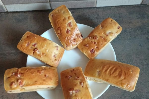 Muffins au dés de jambon au combi Ninja