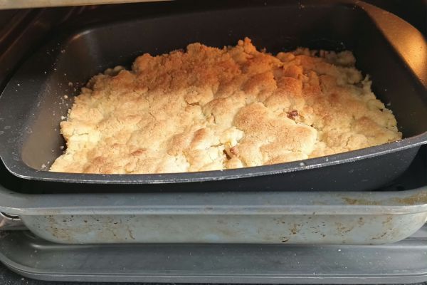 Recette Crumble de pommes au combi Ninja