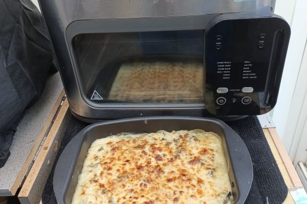 Côtes et feuilles de bettes au combi ninja