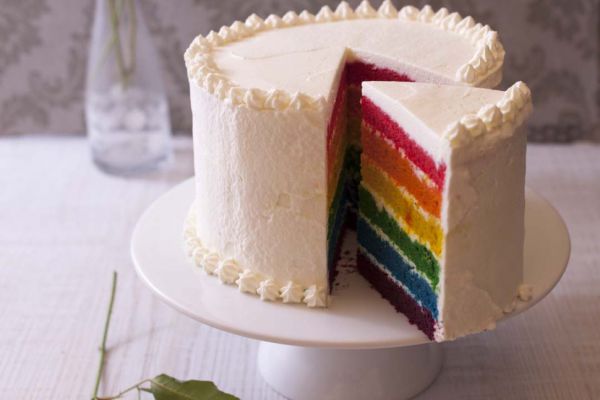 Recette Rainbow cake