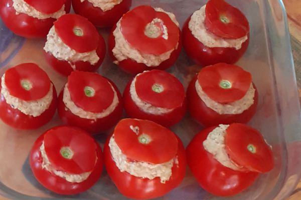 Recette Tomates farcies au cabécou