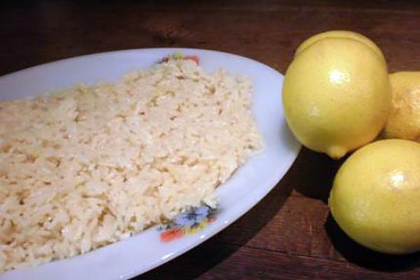 Recette Riz au citron