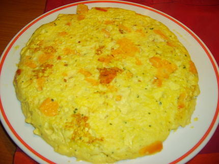 Omelette à la mimolette