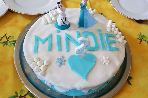 Cake design "Reine des Neiges"