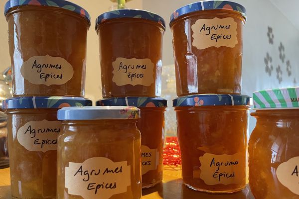 Recette Confiture agrumes épices de noël