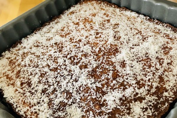 Gâteau coco/framboises