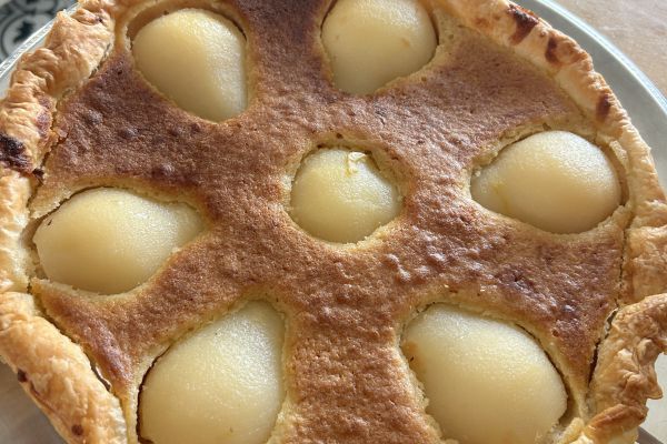 Recette Tarte poire amandes