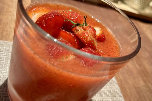 Recette Soupe de fraises fraîches