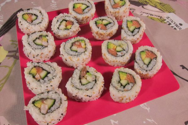 Uramaki Sushi (ou Maki inversé)