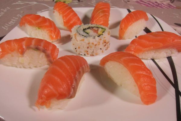 Recette Sushi Nigiri au saumon