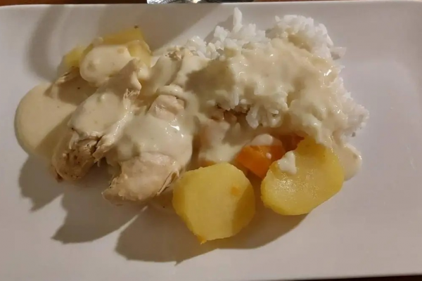 Recette Blanc de poulet façon poulet au pot