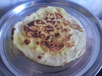 Recette cheese naan