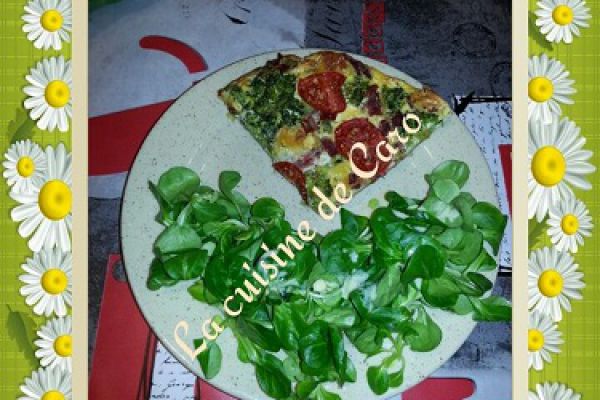 Recette Quiche brocoli-tomates (sans pâte)