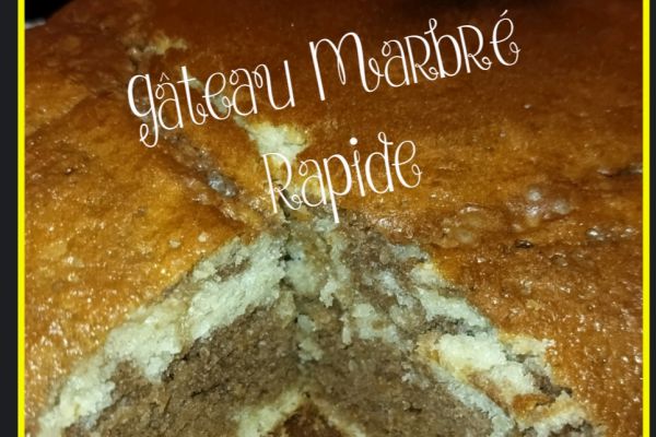 GÂTEAU MARBRÉ RAPIDE au cake factory 