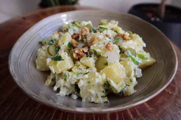 Recette Salade de pommes de terre à l'allemande (Kartoffelsalad)