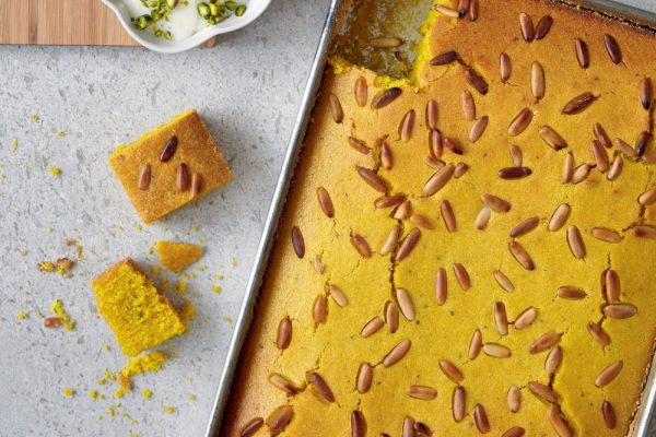 Sfouf, gateau semoule de blé