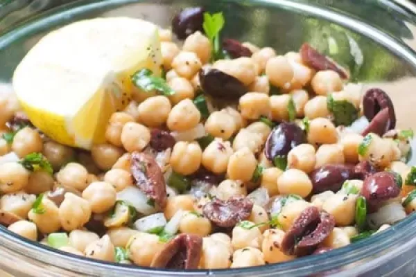 Recette Salade pois chiches et olives