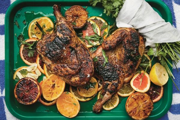 Recette Poulet aux agrumes et herbes fraîches 