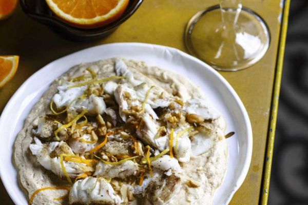 Recette Loukos tajınė : filet de bar aux agrumes 