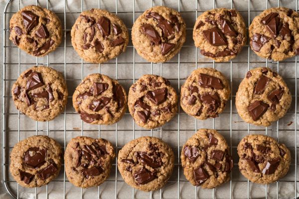 Recette Cookies de Cyril Lignac aux deux chocolats et noisette