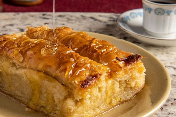 Recette  Galaktoboureko ou gâteaux grecs à la semoule