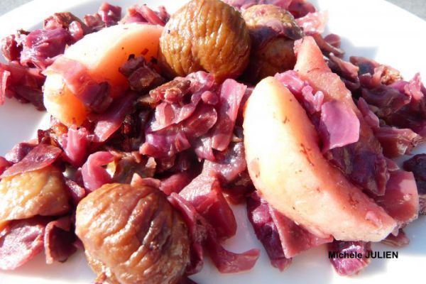 Recette Chou rouge à l’alsacienne et au vin blanc