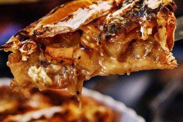 Recette Tarte pommes - camembert 