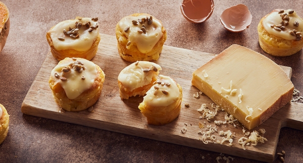 Recette Muffins butternut et crème de comté