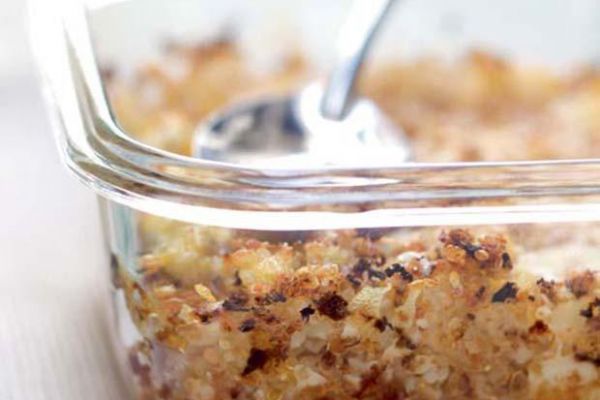 Croustillants de quinoa au chou-fleur et au comté