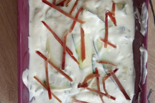 Recette Gratin sans cuisson de courgettes