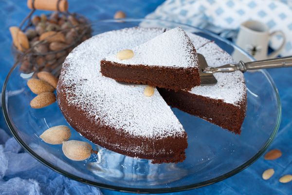 Recette Torta Caprese  gâteau au chocolat Italien sans gluten