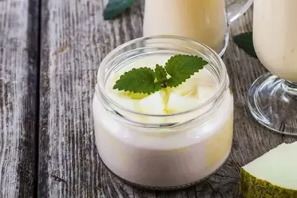 Recette Panna cotta melon-coco