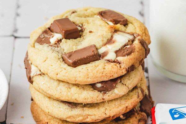 Recette Cookies au Kinder Maxi