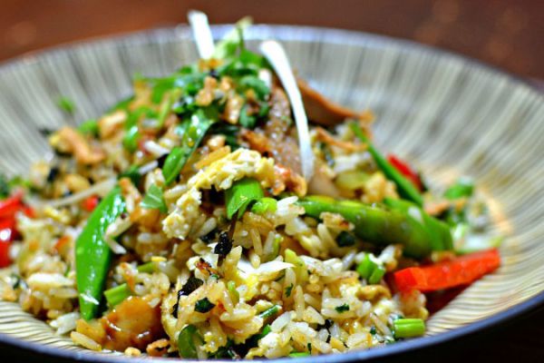 Riz thaï aux légumes épicés