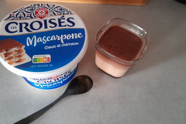 Yaourt mascarpone au chocolat