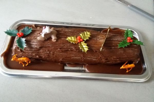 Bûche chocolat ferrero