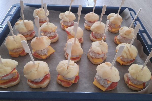 Recette Mini hamburger poulet