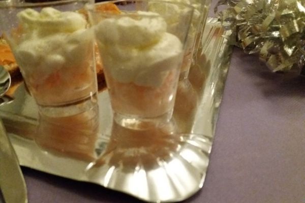 Recette Verrines crevettes chantilly citronnée