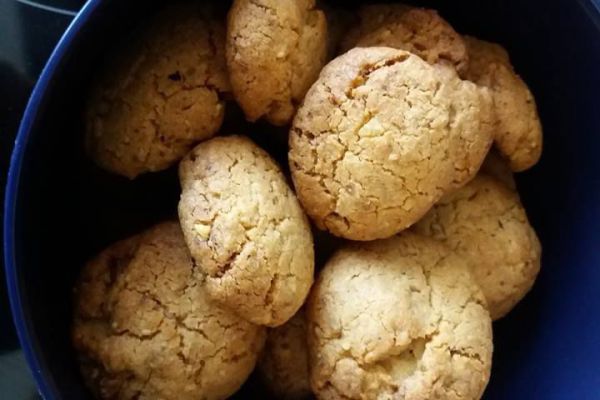 Cookies chocolat blancs et noix