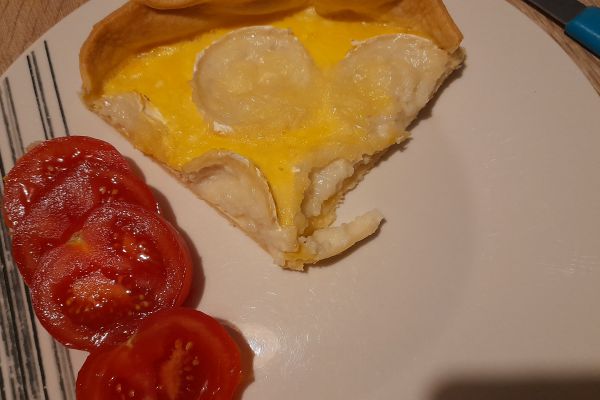 Recette Quiche chèvre