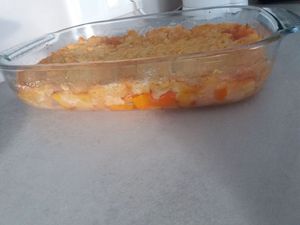 Recette Crumble pommes pêches abricots