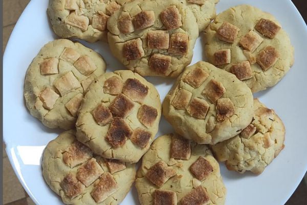 Cookies chocolat blanc/coco