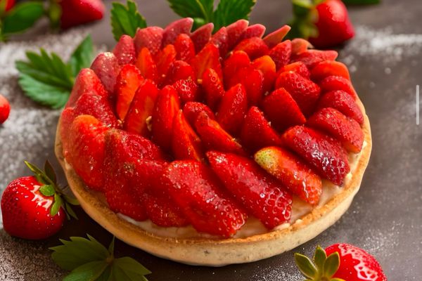 Recette Tarte aux fraises