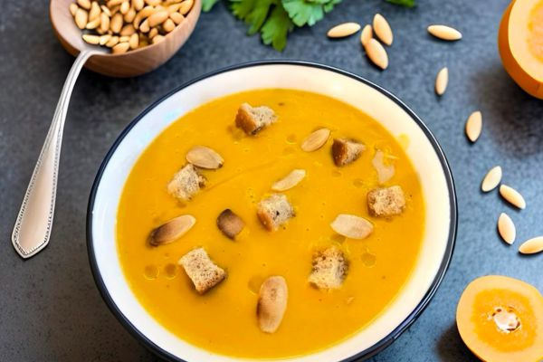 Recette Velouté de butternut à la vanille